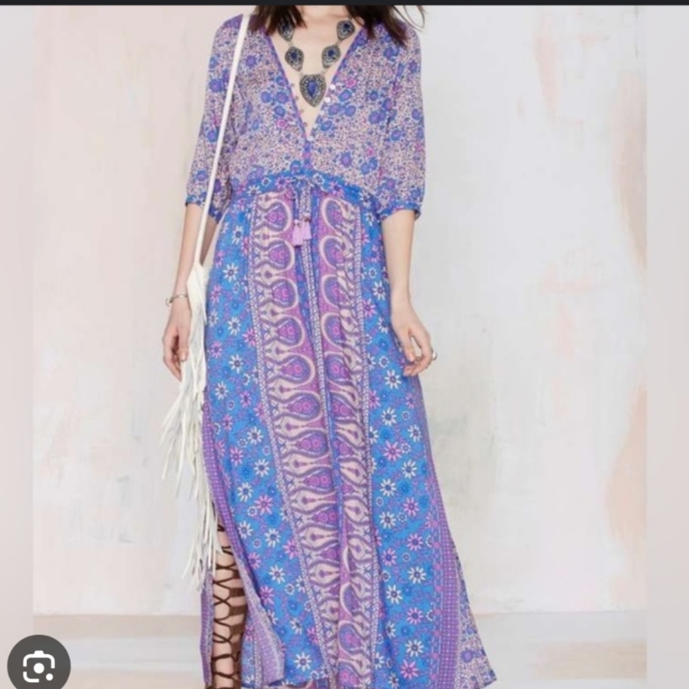 Spell Boho Blossom Maxi Dress Size Small